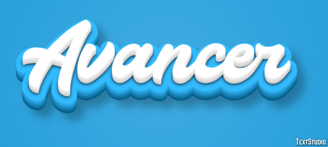 Avancer Texteffekt