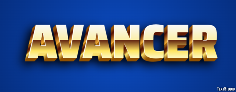 Avancer Texteffekt