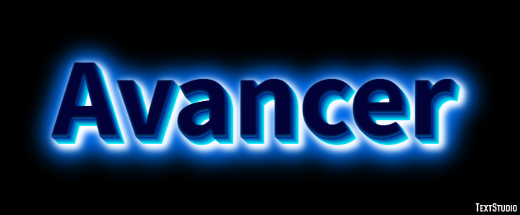 Avancer Tekst Effect