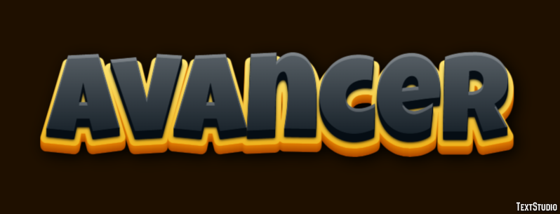 Avancer Texteffekt