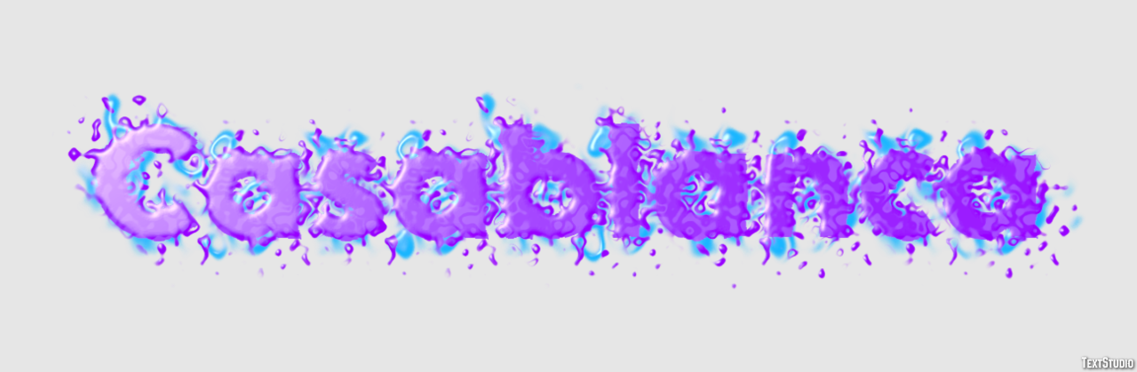Casablanca Text effect