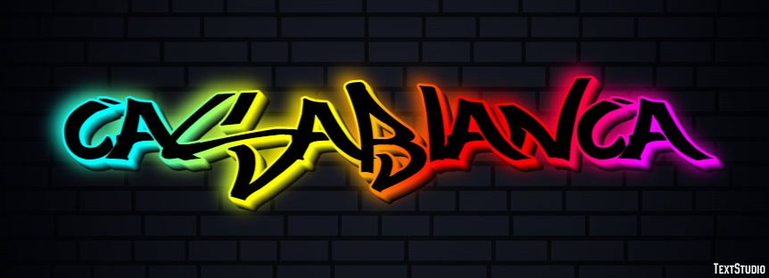 Casablanca Text effect