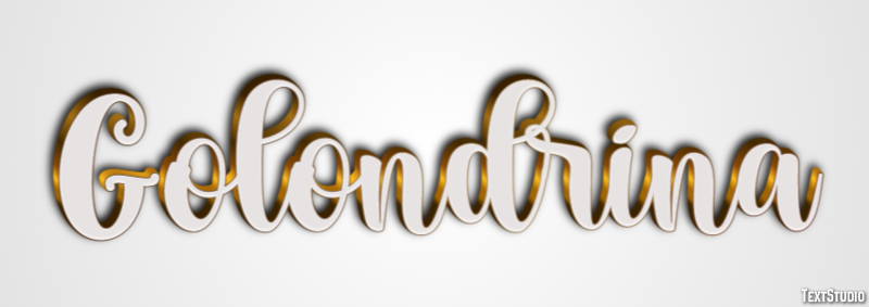 Golondrina Efecto de Texto