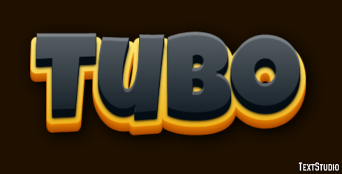 Tubo Efeito de texto