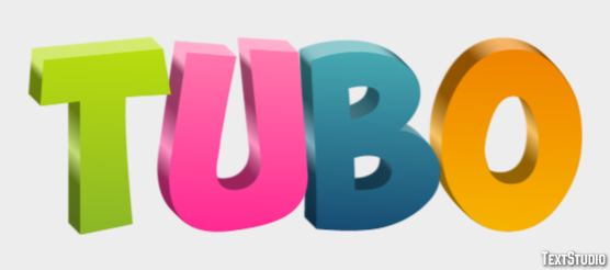 Tubo Efeito de texto