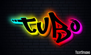 Tubo Efeito de texto