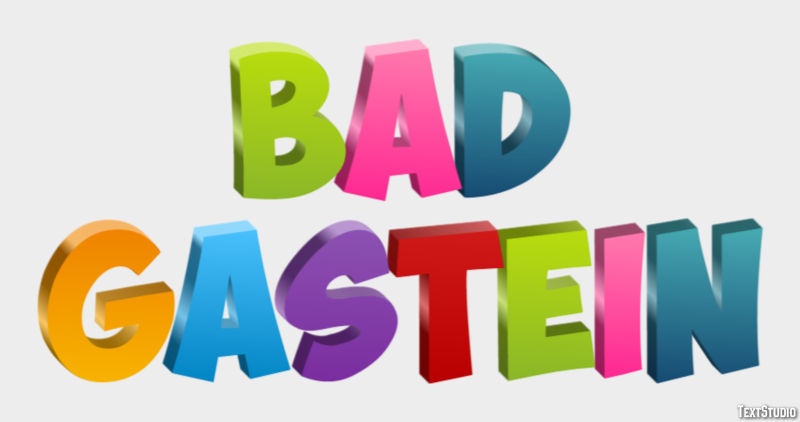 Bad Gastein Effetto testo