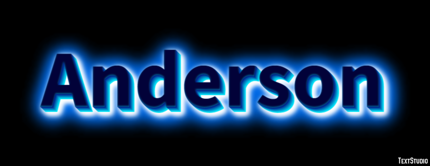 Anderson Efecto de Texto