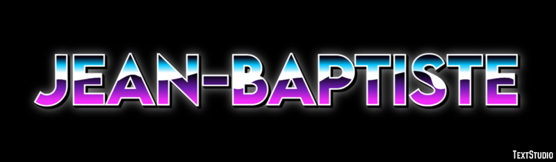 Jean-Baptiste Text Effect
