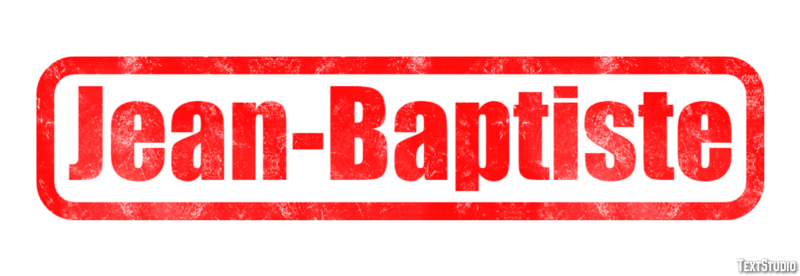 Jean-Baptiste Text Effect