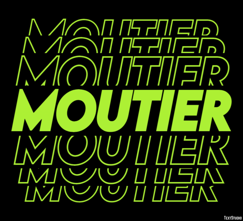 Moutier Efekt tekstowy