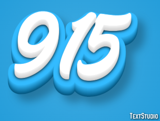 915 Text Effect