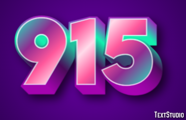 915 Text Effect