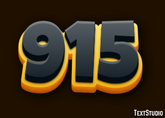 915 Text Effect