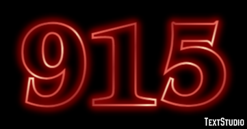 915 Text Effect