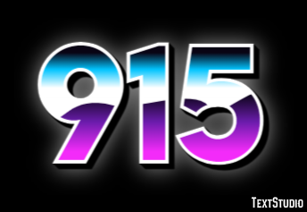 915 Text Effect