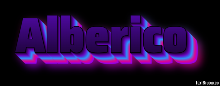 Alberico Text effect