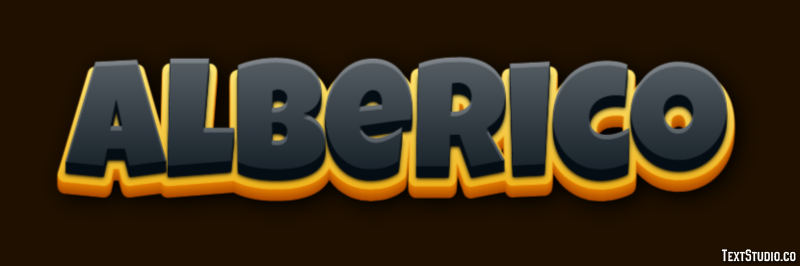 Alberico Texteffekt
