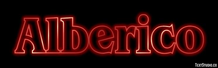 Alberico Text effect