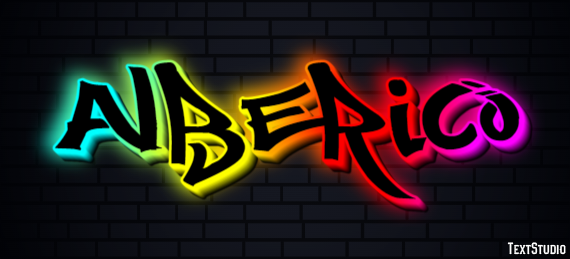 Alberico Text effect
