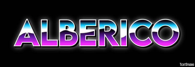 Alberico Effetto testo