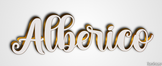 Alberico Text effect