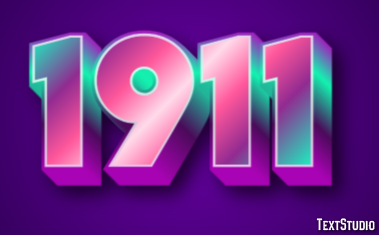 1911 Texteffekt