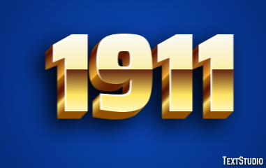 1911 Efekt tekstowy