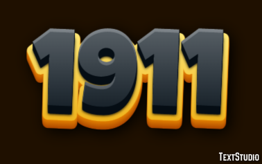 1911 Efekt tekstowy