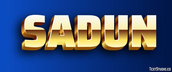 Sadun Texteffekt