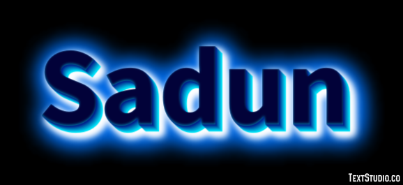 Sadun Texteffekt