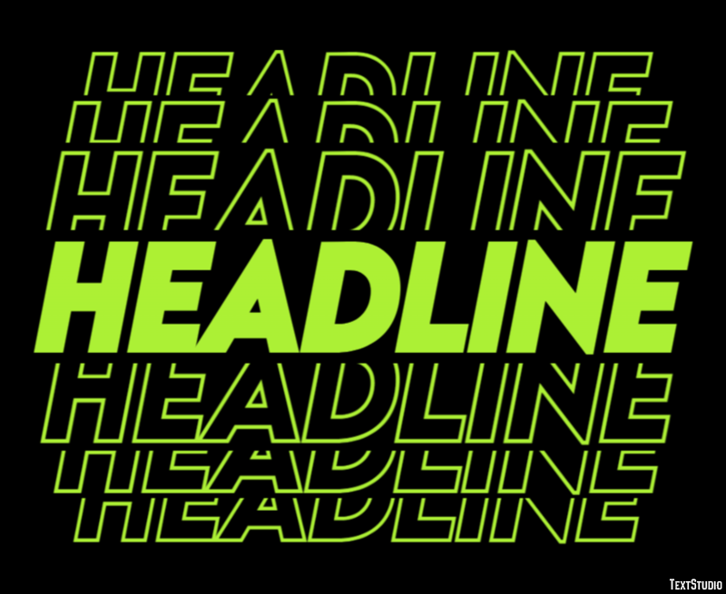 Headline Texteffekt