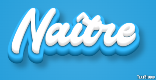 Naître Effet de texte