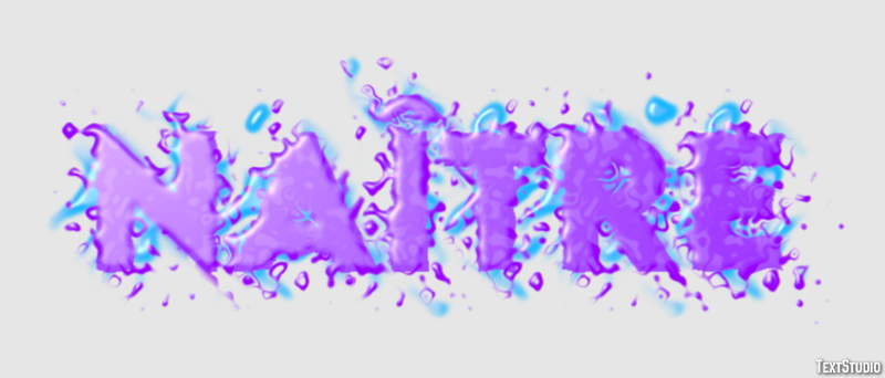 Naître Effet de texte