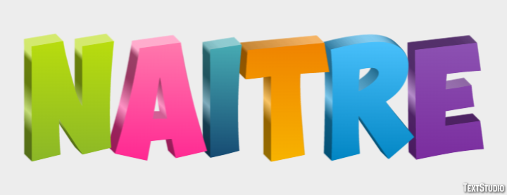 Naître Effet de Texte