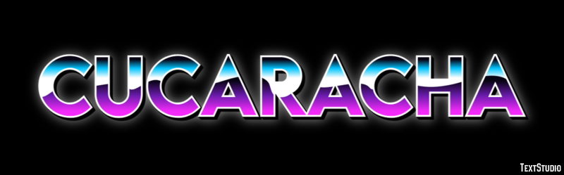 Cucaracha Эффект текста