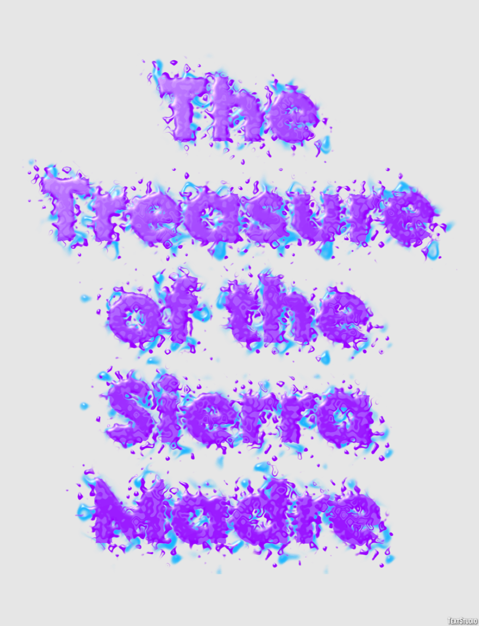 The Treasure of the Sierra Madre Text effect