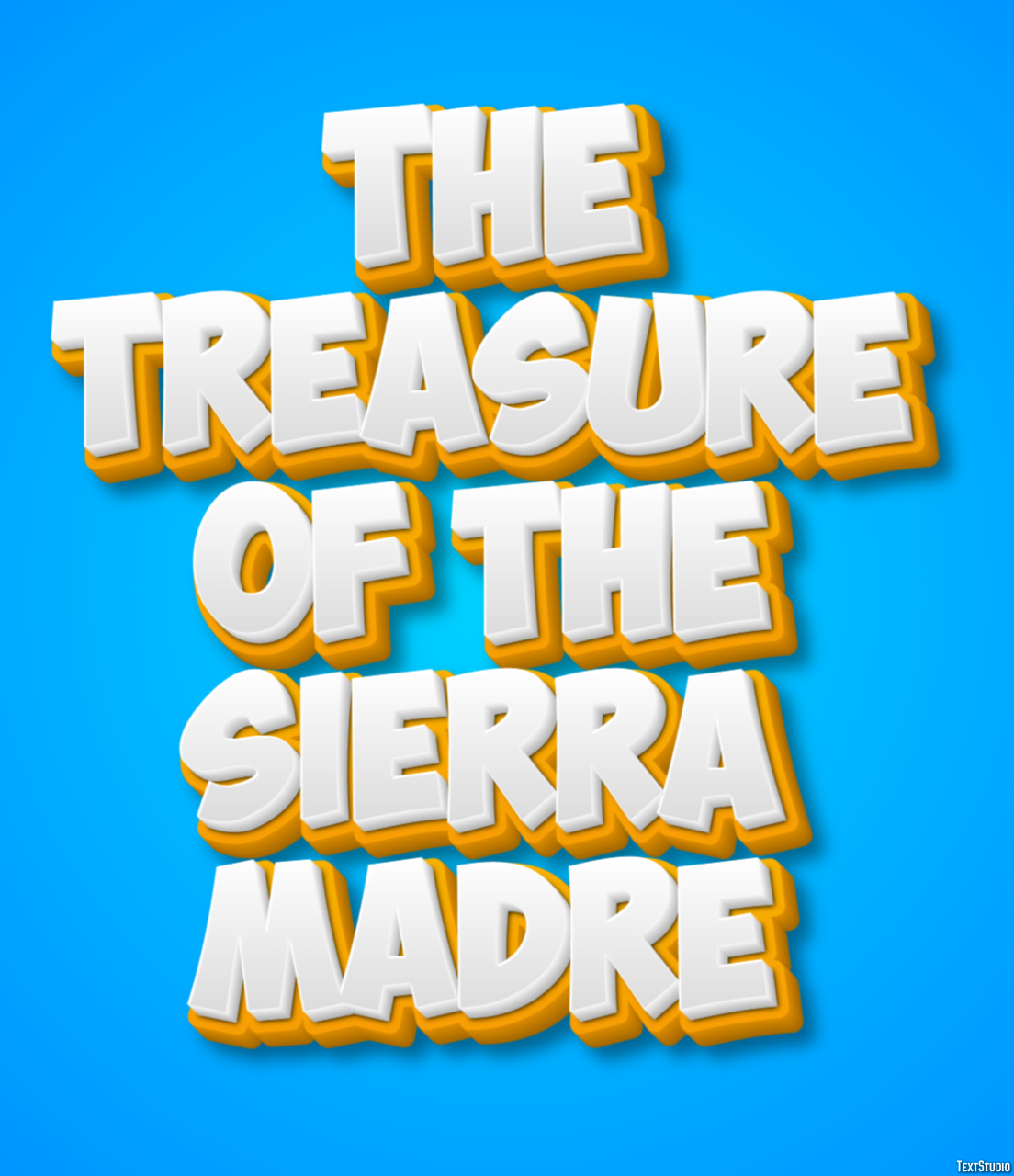 The Treasure of the Sierra Madre Efekt tekstowy