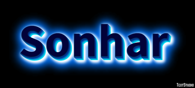 Sonhar Efeito de texto