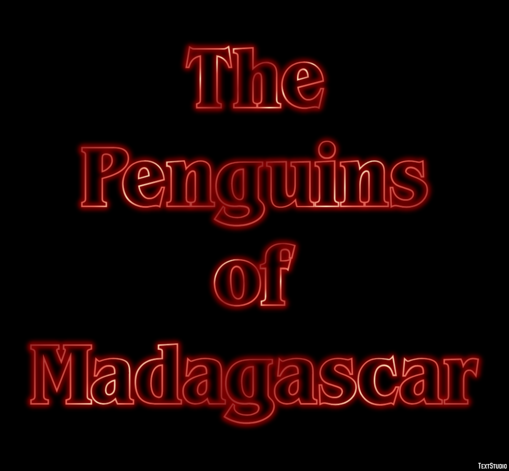 The Penguins of Madagascar Text Effect