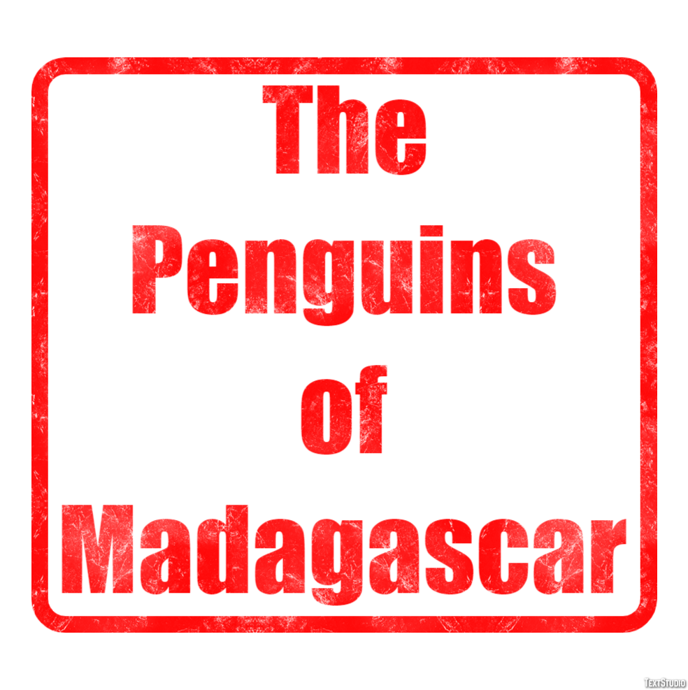 The Penguins of Madagascar Text effect