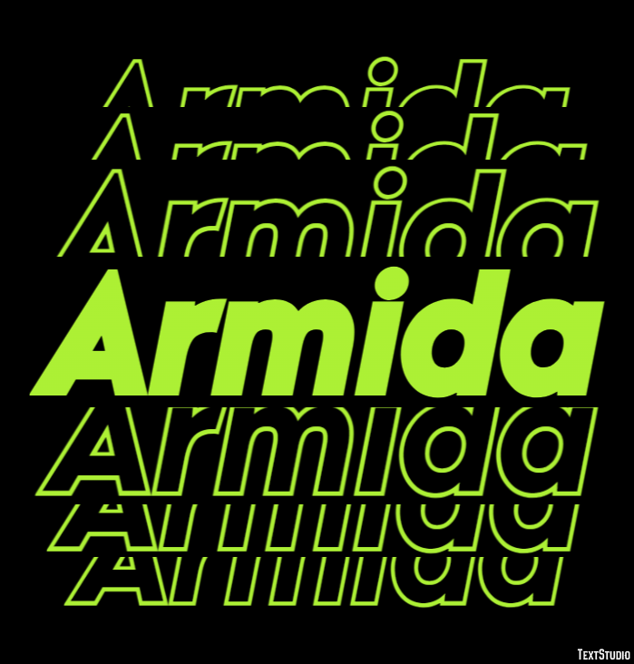 Armida Text Effect