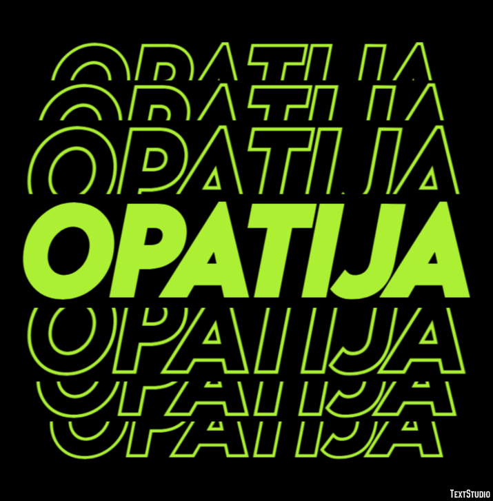 Opatija Эффект текста