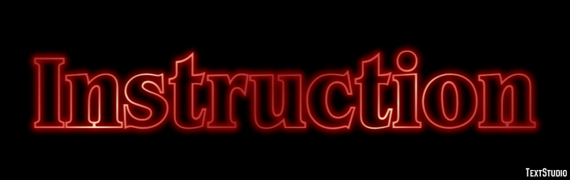 Instruction Text Effect