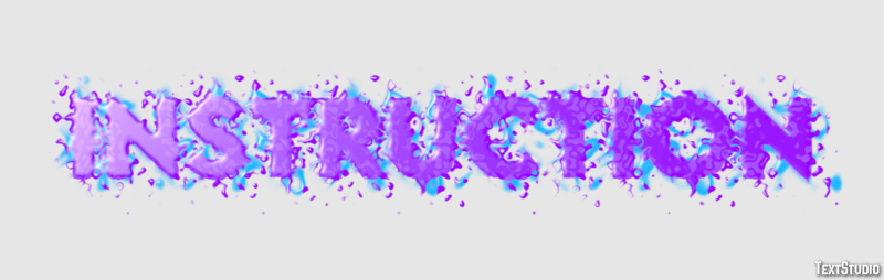 Instruction Text Effect