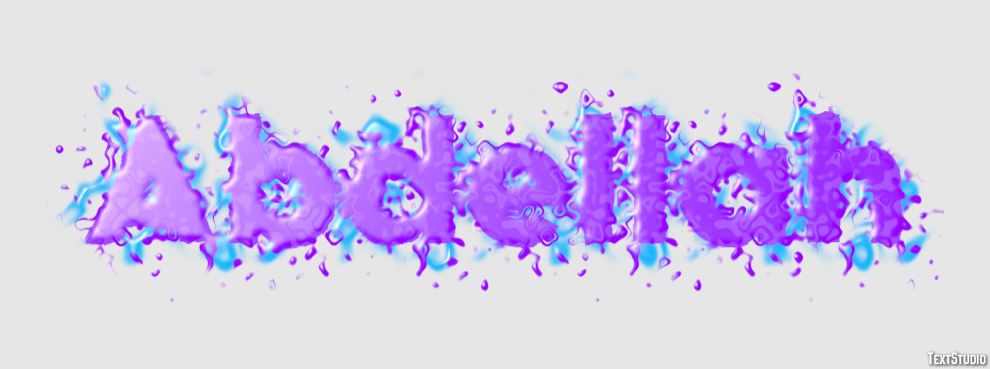 Abdellah Text effect