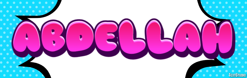 Abdellah Text effect