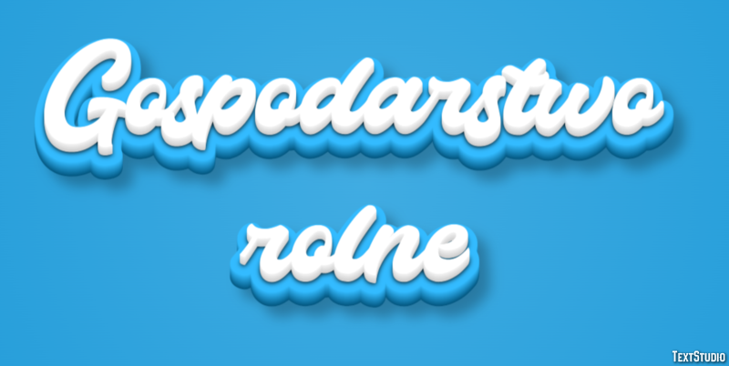 Gospodarstwo rolne Efekt tekstowy