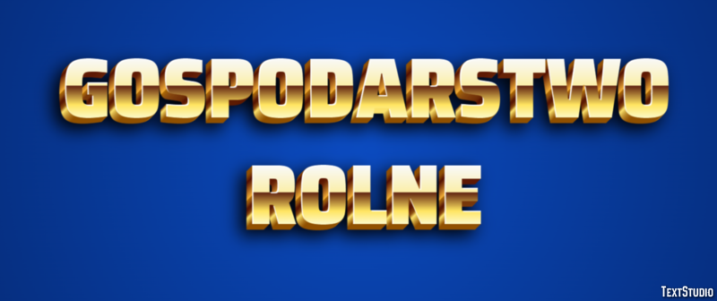 Gospodarstwo rolne Efekt tekstowy