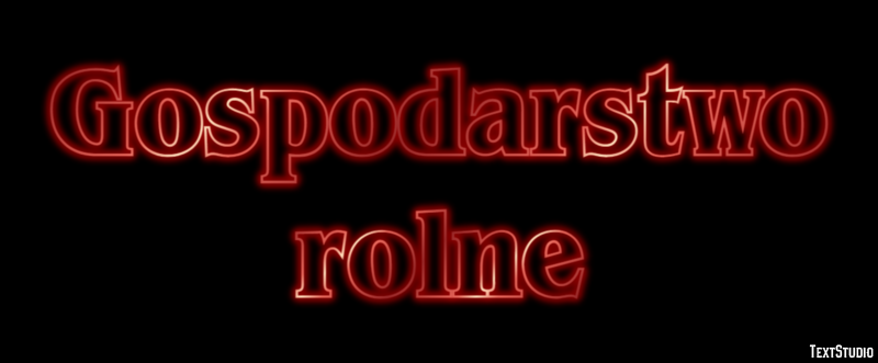 Gospodarstwo rolne Efekt tekstowy